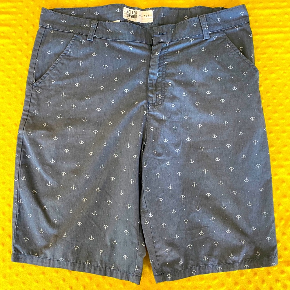 Better Unsaid Anchor Printed Shorts